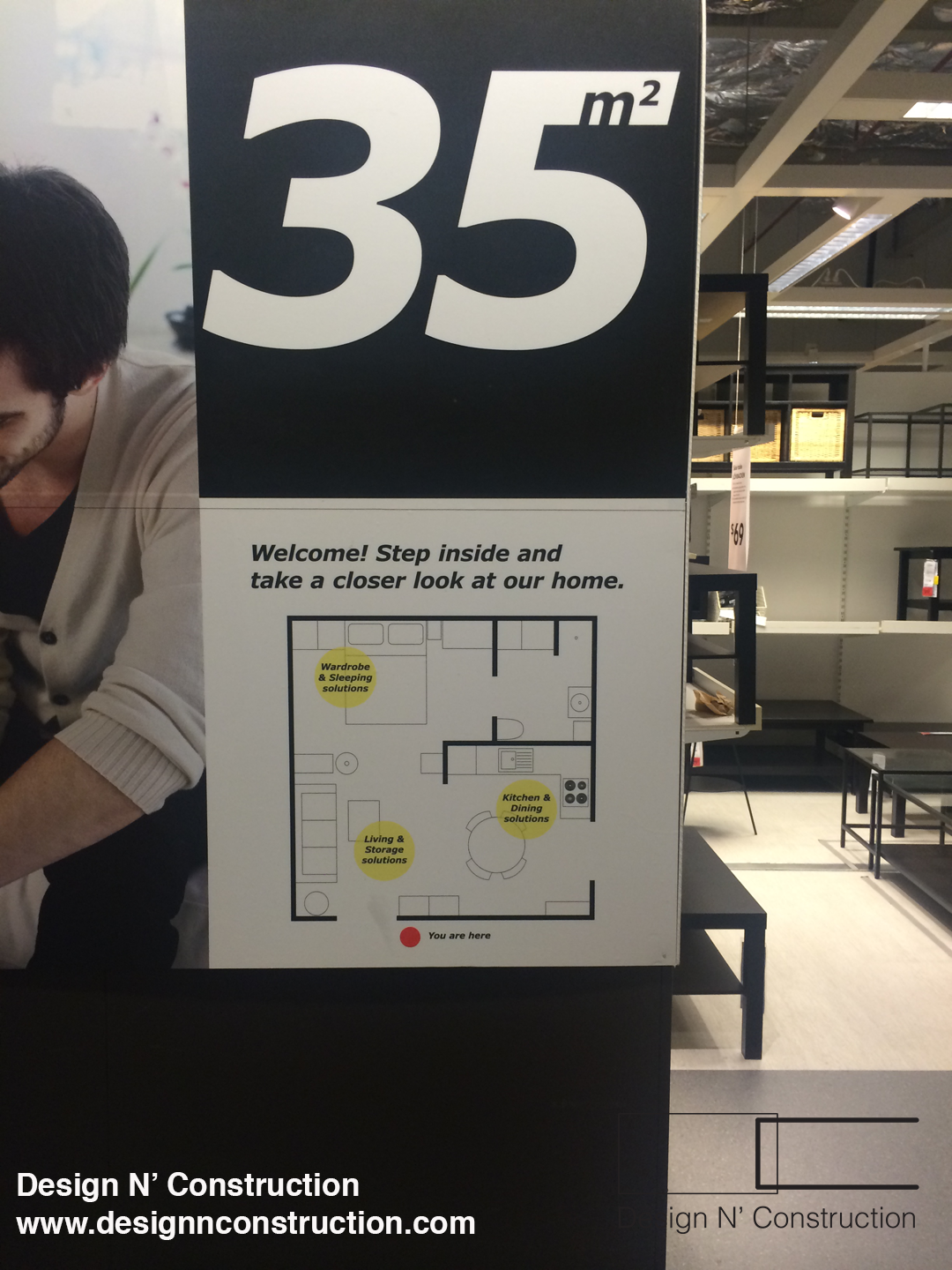 Voorwaardelijk Avondeten Molester Ikea 35 square metre home – Design N' Construction